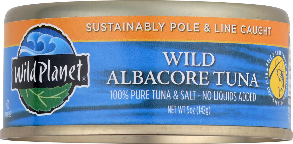 Wild Planet Albacore Tuna - Low Mercury - Case Of 12 - 5 Oz.