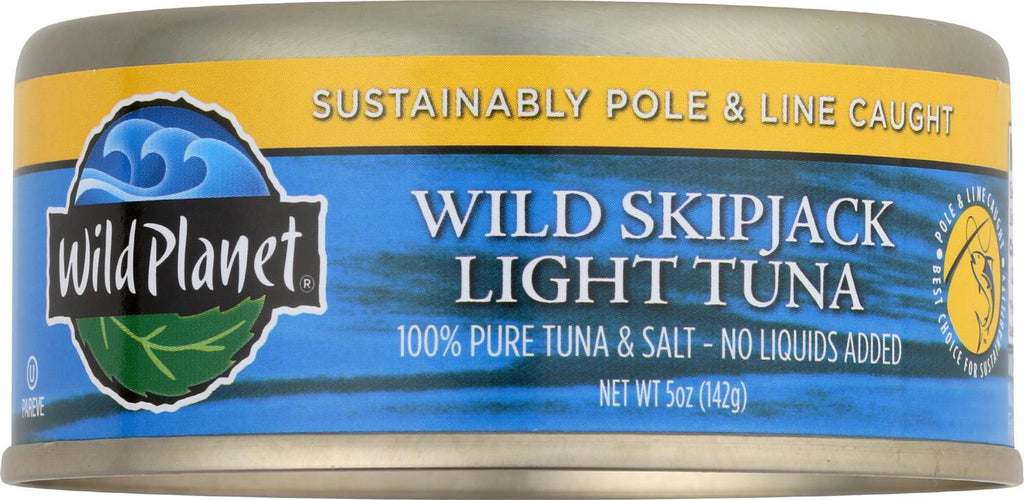 Wild Planet Wild Skipjack Light Tuna - Case Of 12 - 5 Oz.