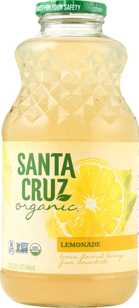 Santa Cruz Organic Juice - Lemonade - Case Of 12 - 32 Fl Oz.