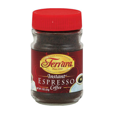 Ferrara Instant Espresso Coffee - Case Of 24 - 2 Oz.