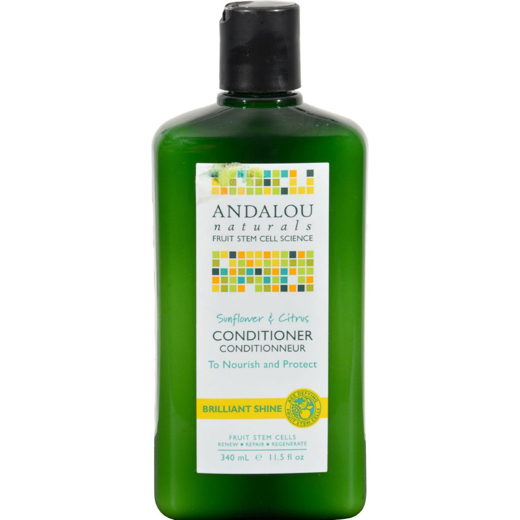 Andalou Naturals Brilliant Shine Conditioner Sunflower And Citrus - 11.5 Fl Oz