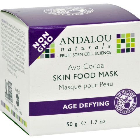 Andalou Naturals Skin Food Nourishing Mask Avo Cocoa - 1.7 Fl Oz