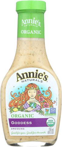 Annie's Naturals Organic Dressing Goddess - Case Of 6 - 8 Fl Oz.