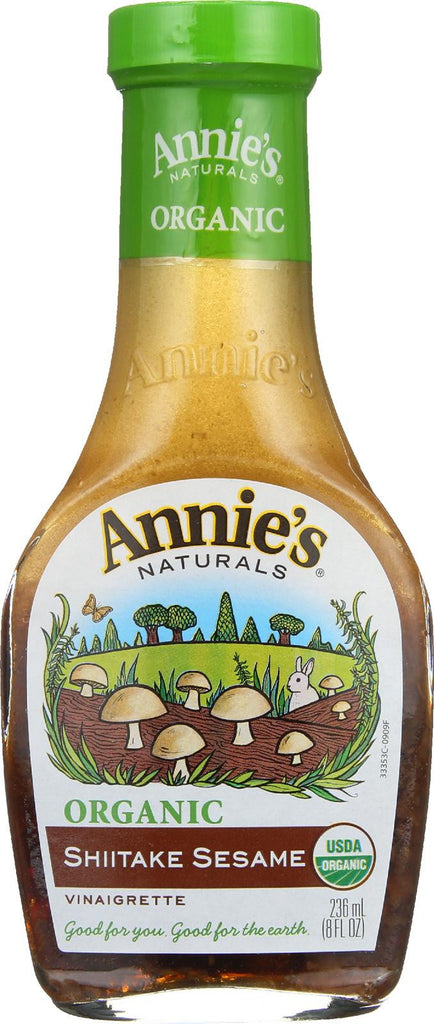 Annie's Naturals Vinaigrette Shiitake And Sesame - Case Of 6 - 8 Fl Oz.