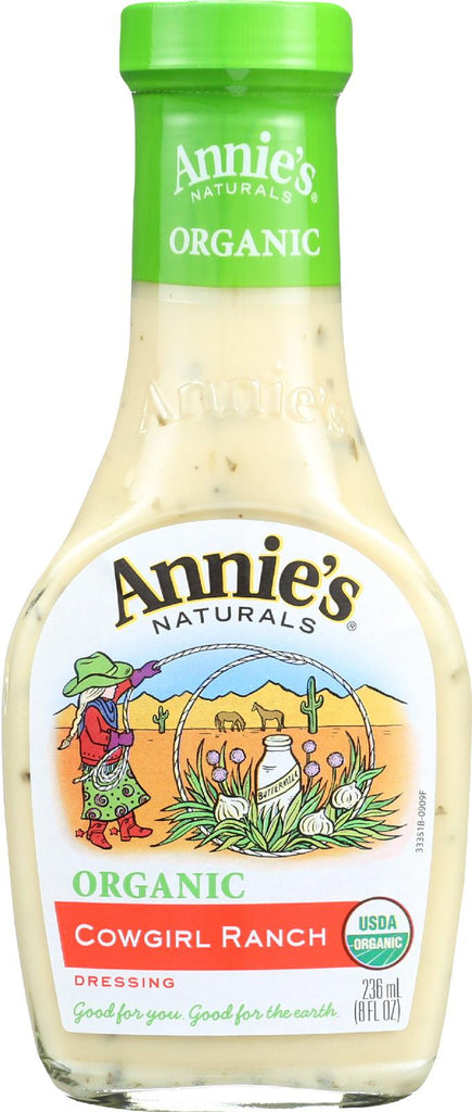 Annie's Naturals Organic Dressing Cowgirl Ranch - Case Of 6 - 8 Fl Oz.