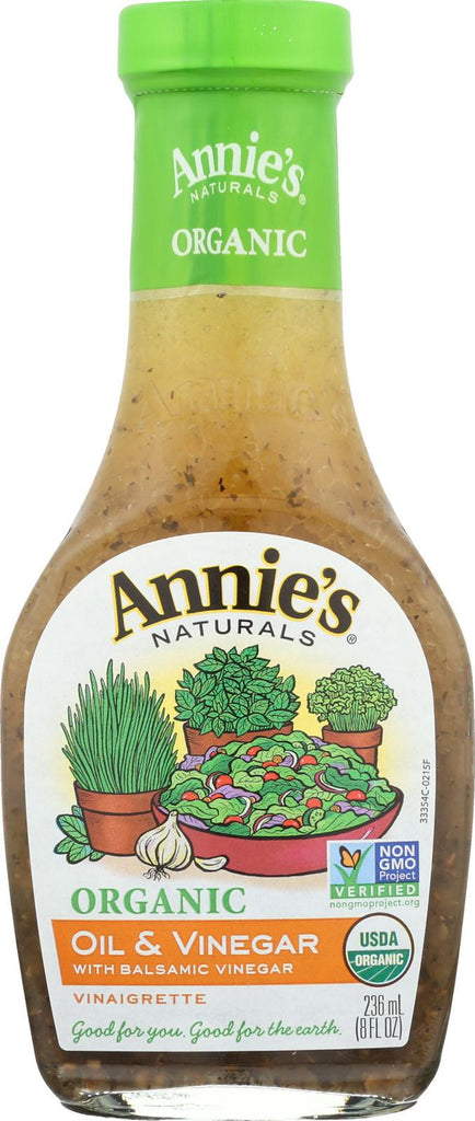 Annie's Naturals Vinaigrette Organic Oil And Vinegar - Case Of 6 - 8 Fl Oz.