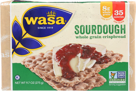 Wasa Crispbread Rye Crispbread - Sourdough - Case Of 12 - 9.7 Oz.