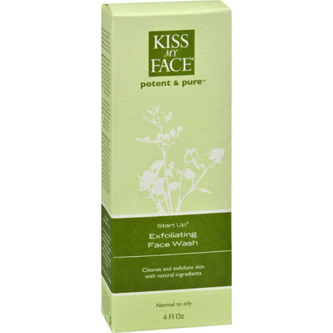 Kiss My Face Exfoliating Face Wash Start Up - 4 Fl Oz