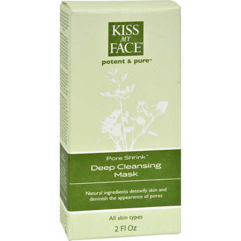 Kiss My Face Deep Cleansing Mask Pore Shrink - 2 Fl Oz