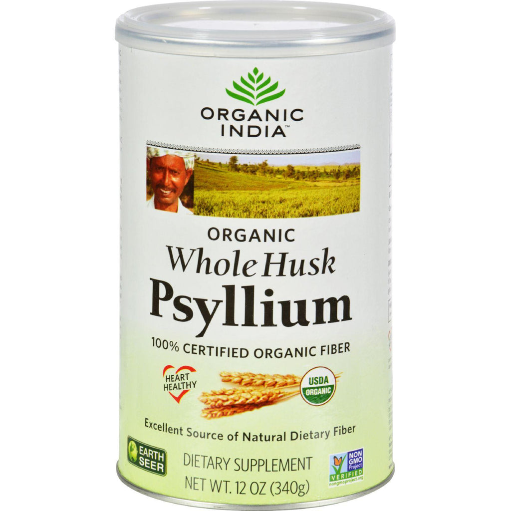 Organic India Fiber Harmony Psyllium Whole Husk - 12 Oz