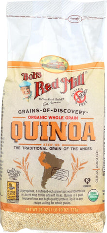 Bob's Red Mill Organic White Quinoa - 26 Oz - Case Of 4