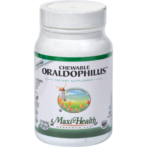 Maxi Health Chewable Oraldophilus Probiotic Formula - 100 Tablets