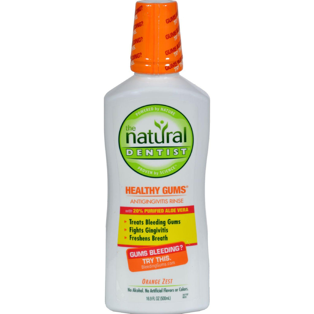 Natural Dentist Daily Healthy Gums Antigingivitis Rinse Orange Zest - 16 Fl Oz