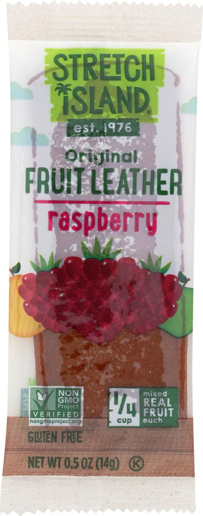 Stretch Island Fruit Leather Strip - Ripened Raspberry - .5 Oz - Case Of 30