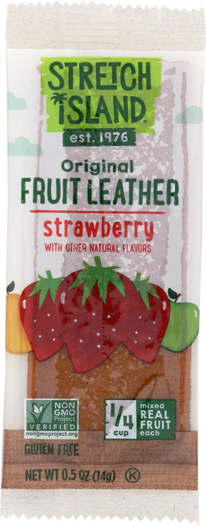 Stretch Island Fruit Leather Strip - Summer Strawberry - .5 Oz - Case Of 30