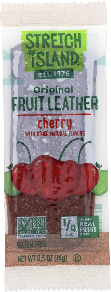 Stretch Island Fruit Leather Strip - Orchard Cherry - .5 Oz - Case Of 30