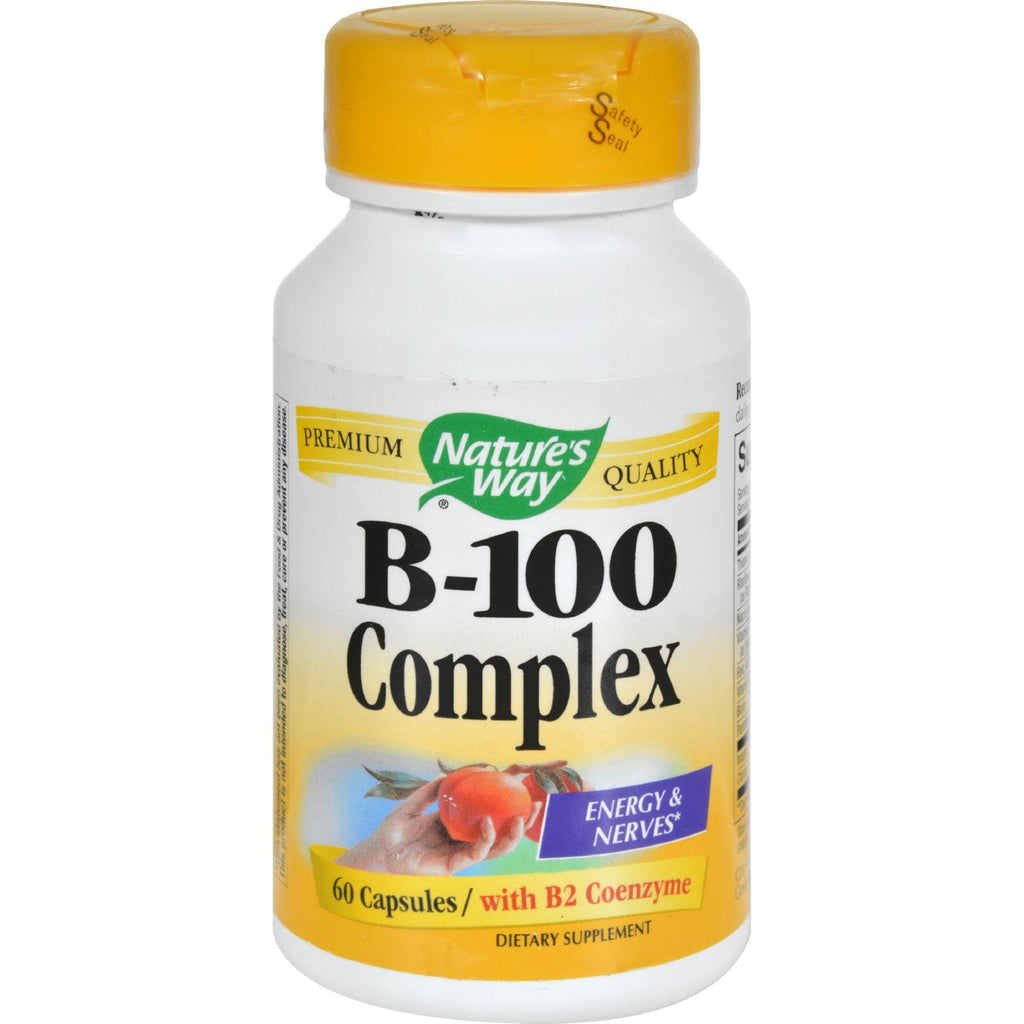 Nature's Way Vitamin B-100 Complex - 60 Capsules