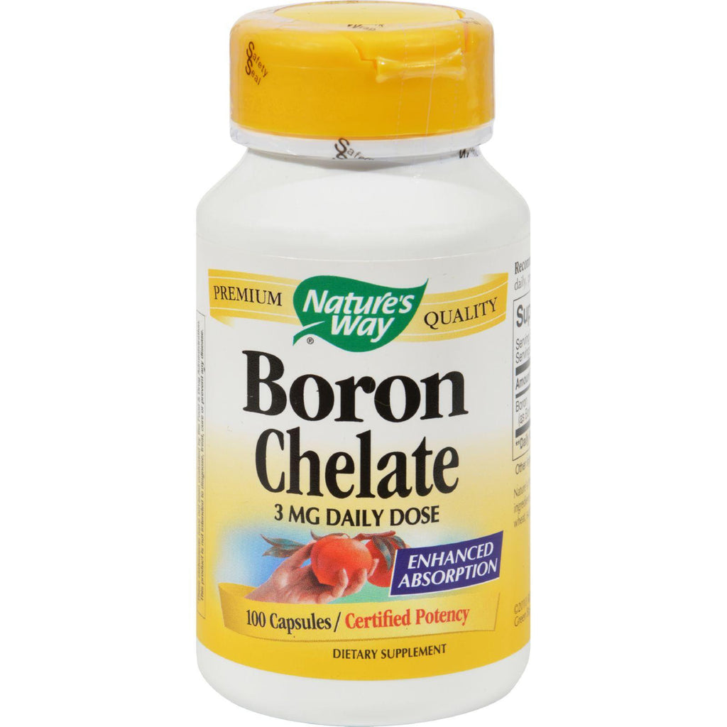 Nature's Way Boron Chelate - 100 Capsules