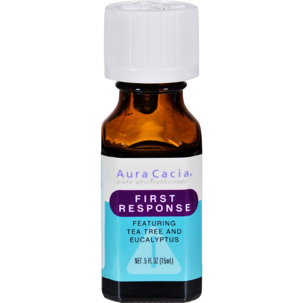 Aura Cacia Essential Solutions Oil First Response - 0.5 Fl Oz