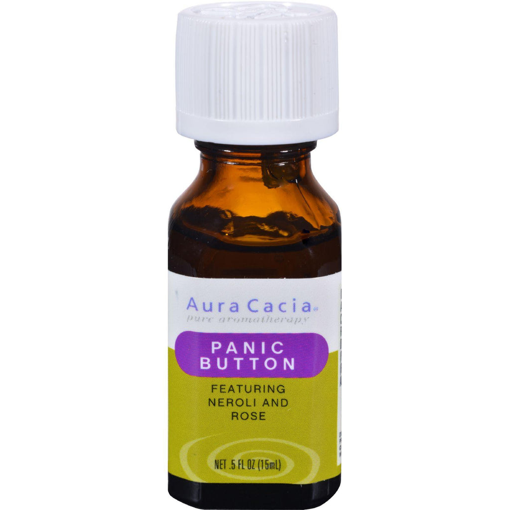 Aura Cacia Essential Solutions Oil Panic Button - 0.5 Fl Oz