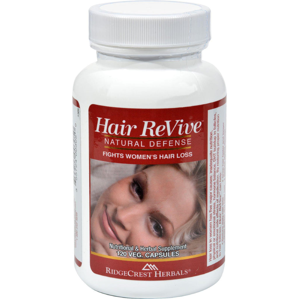 Ridgecrest Herbals Hair Revive - 120 Vegetarian Capsules