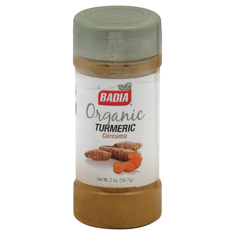 Badia Spices Organic Turmeric - Case Of 12 - 2 Oz.