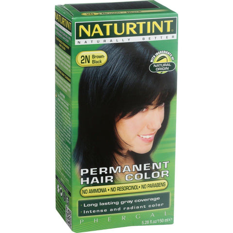 Naturtint Hair Color - Permanent - 2n - Brown Black - 5.28 Oz