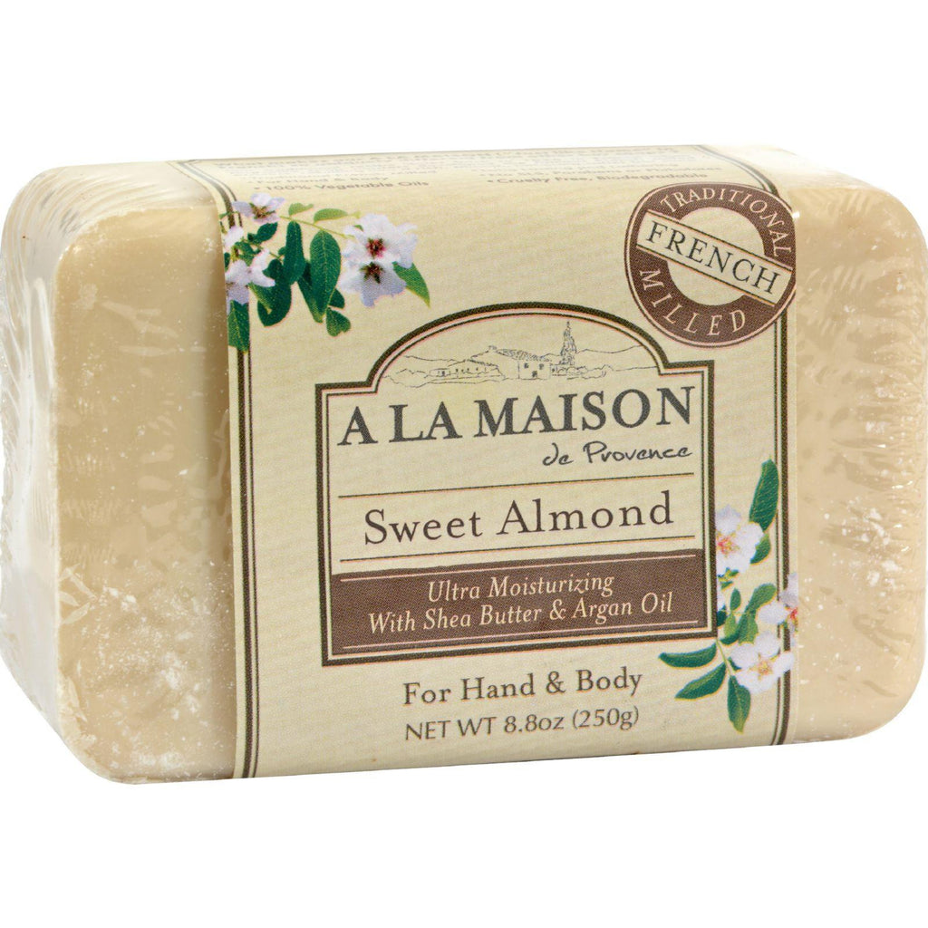 A La Maison Bar Soap Sweet Almond - 8.8 Oz