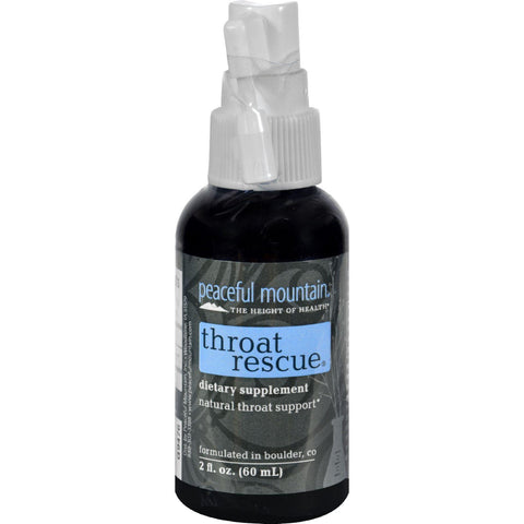 Peaceful Mountain Throat Rescue Spray - 2 Fl Oz