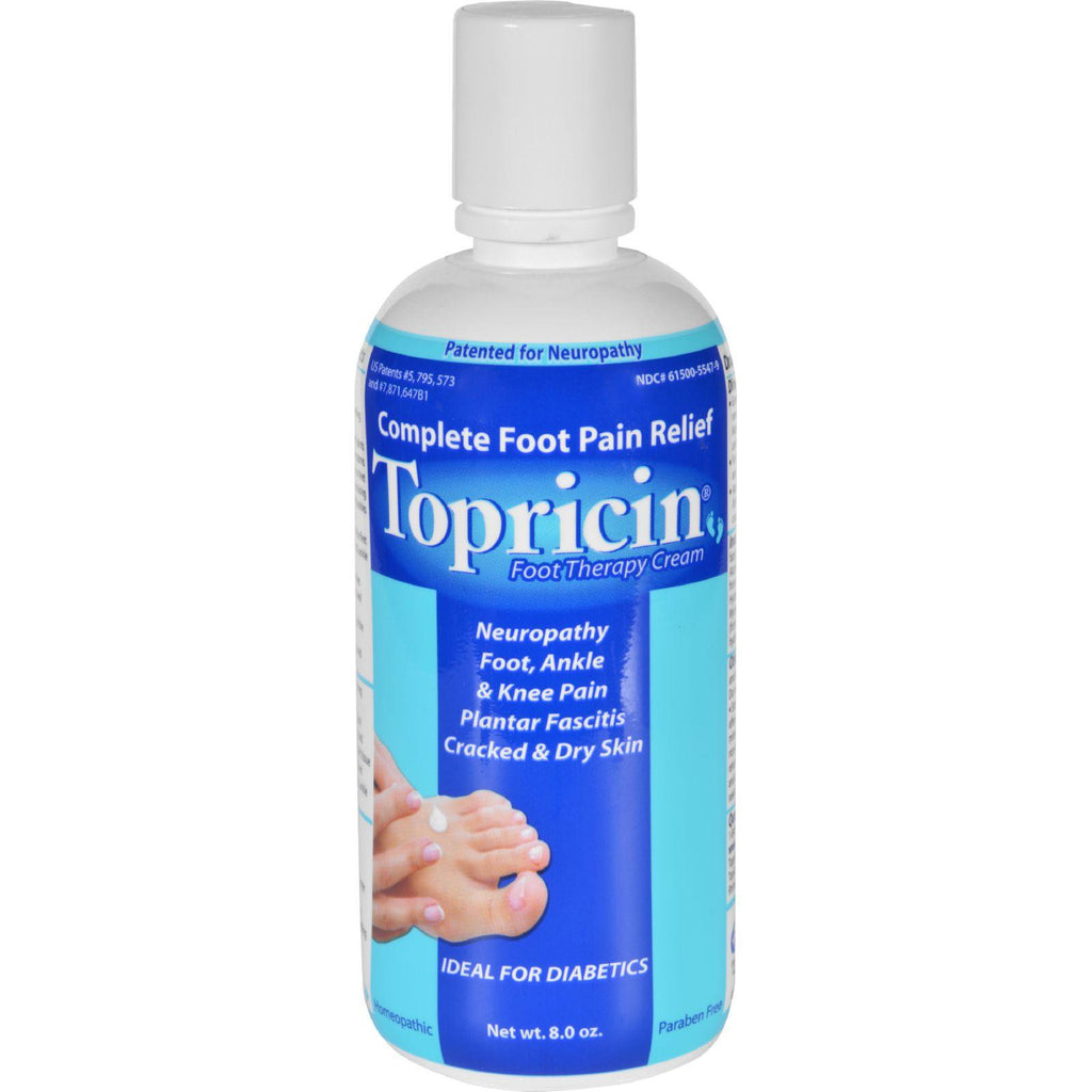 Topricin Foot Therapy Cream - 8 Oz