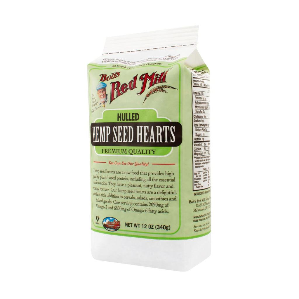 Bob's Red Mill Hulled Hemp Seed Hearts - 12 Oz - Case Of 4