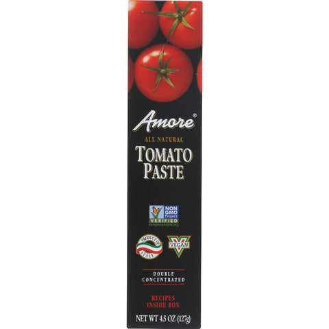 Amore Tomato Paste - Tube - 4.5 Oz - Case Of 12