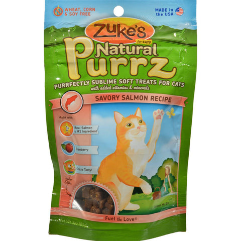 Zuke's Natural Purrz Cat Treats Salmon - 3 Oz