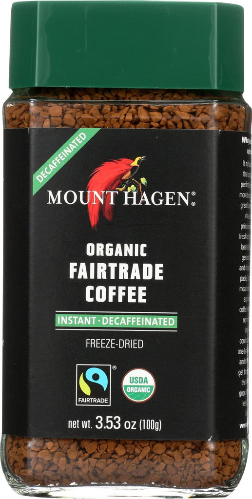 Mount Hagen Freeze Dried Decaf Coffee - Coffee - Case Of 6 - 3.53 Oz.