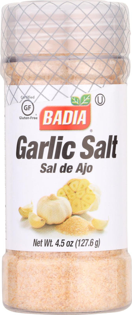 Badia Spices Garlic Salt - Case Of 12 - 4.5 Oz.