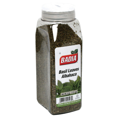 Badia Spices Basil Leaves - Case Of 6 - 4 Oz.