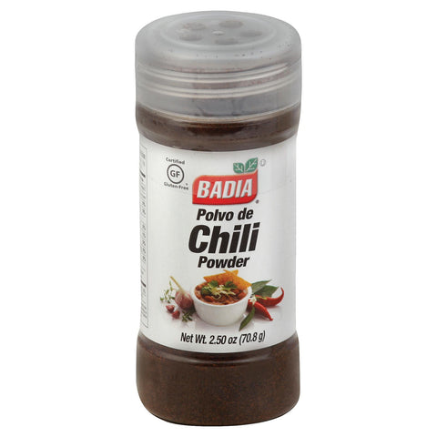 Badia Spices Chili Powder - Case Of 12 - 2.5 Oz.