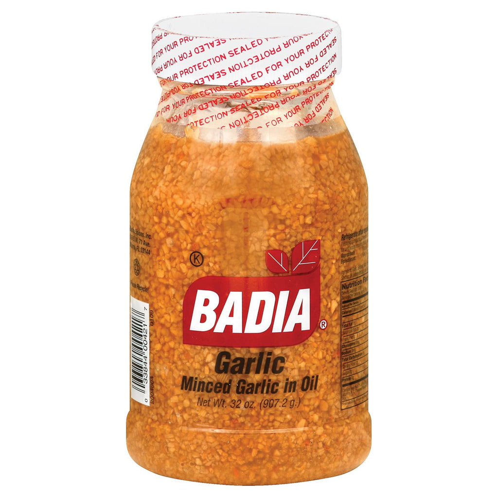 Badia Spices Minced Garlic In Oil - Case Of 6 - 32 Oz.