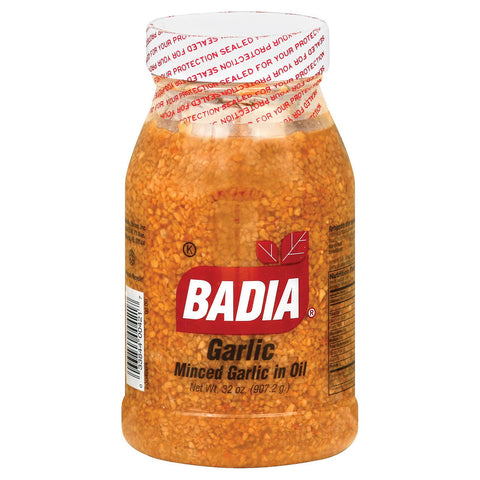 Badia Spices Minced Garlic In Oil - Case Of 6 - 32 Oz.