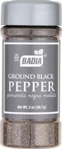 Badia Spices Ground Black Pepper - Case Of 12 - 2 Oz.