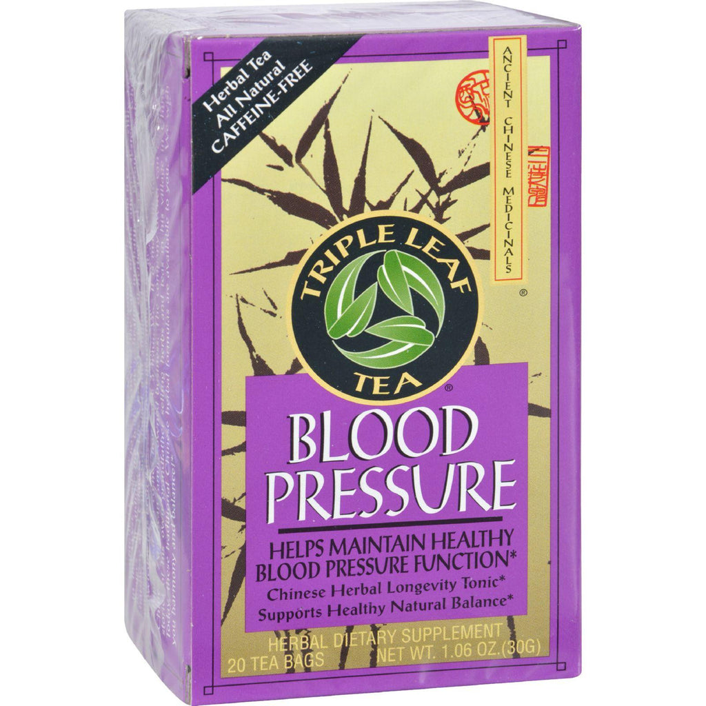 Triple Leaf Tea Blood Pressure - 20 Tea Bags - Case Of 6