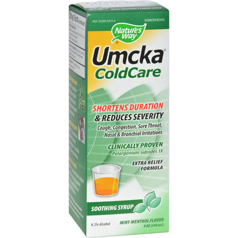 Nature's Way Umcka Coldcare Syrup Menthol - 8 Fl Oz