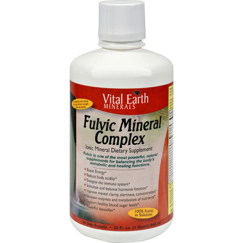 Vital Earth Minerals Fulvic Mineral Complex - 32 Fl Oz