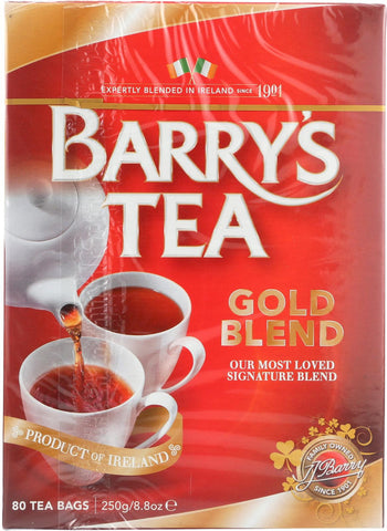 Barry's Tea Irish Tea - Gold Blend - Case Of 6 - 80 Bags