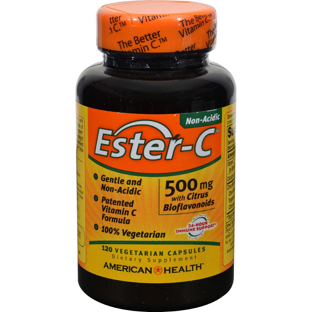 American Health Ester-c With Citrus Bioflavonoids - 500 Mg - 120 Vegetarian Capsules