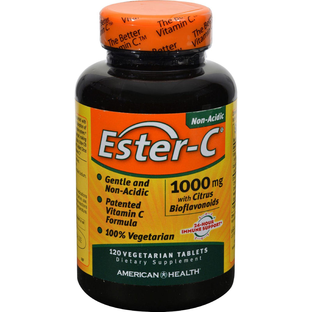 American Health Ester-c With Citrus Bioflavonoids - 1000 Mg - 120 Vegetarian Tablets