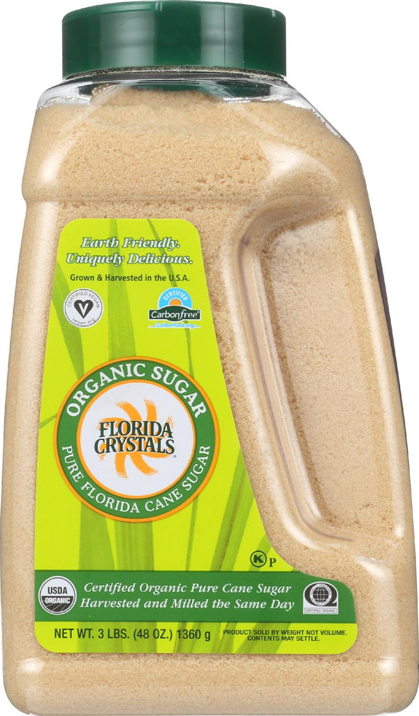 Florida Crystals Organic Cane Sugar - Jug - 48 Oz