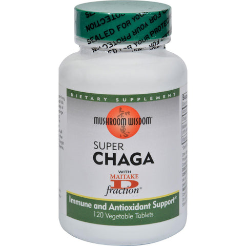 Mushroom Wisdom Super Chaga - 120 Tablets