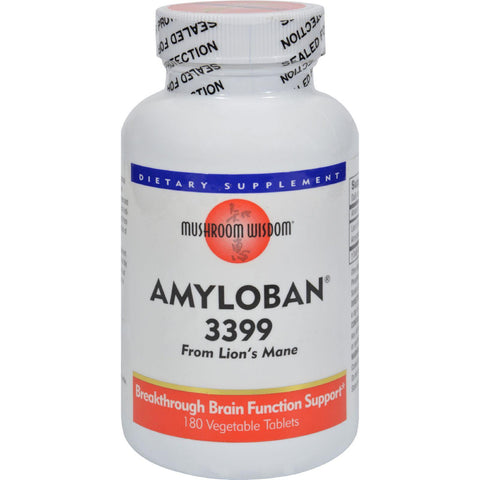 Mushroom Wisdom Amyloban 3399 - 180 Tablets