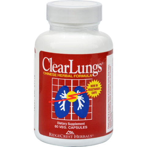 Ridgecrest Herbals Clearlungs - 60 Vegetarian Capsules